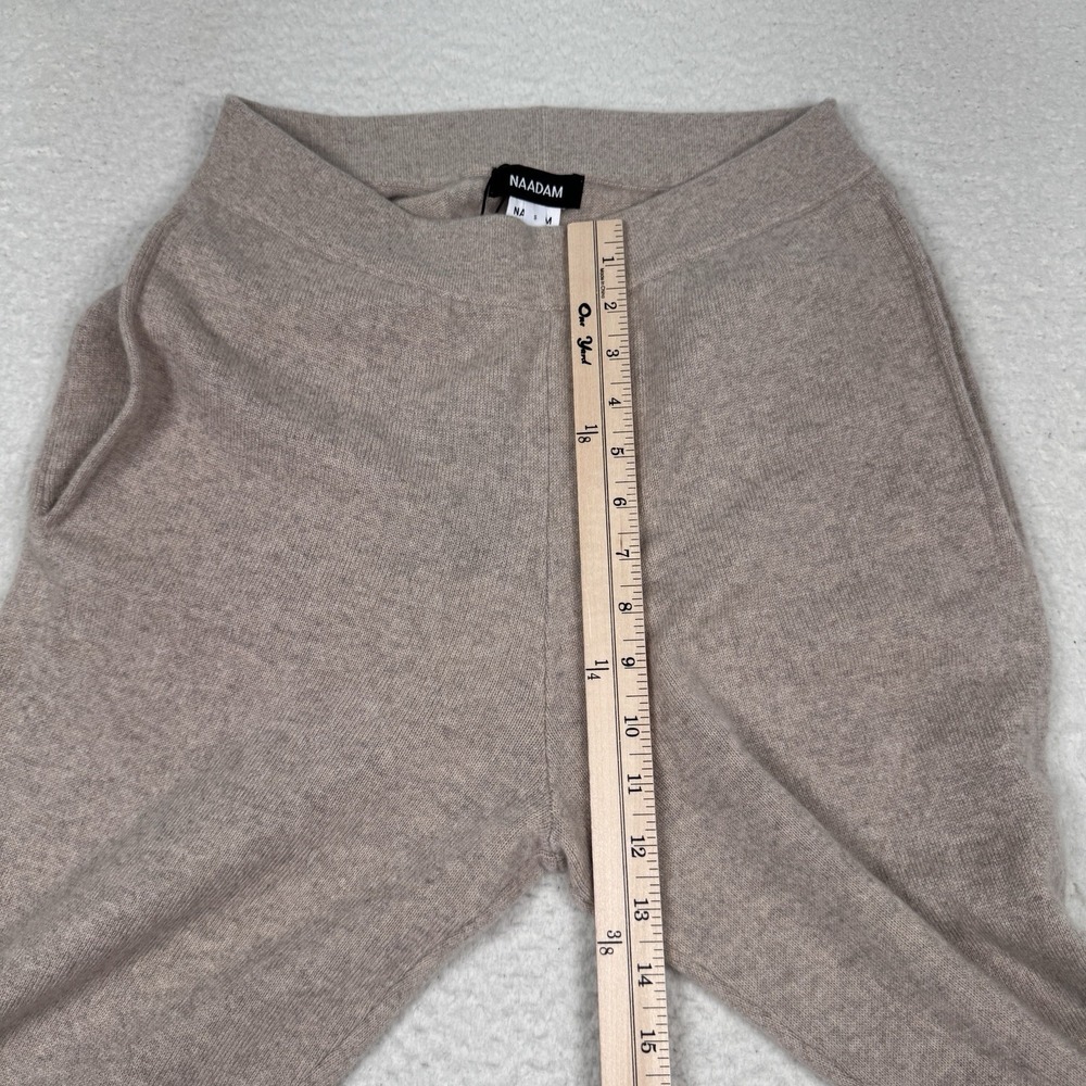 NEW NAADAM Recycled Cashmere Jogger Women's Small Oatmeal Beige Pant $195 - Picture 7 of 13